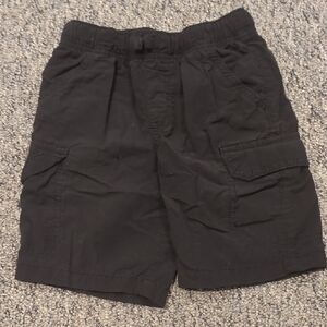jumping beans Black Cargo Shorts with Elastic Waist